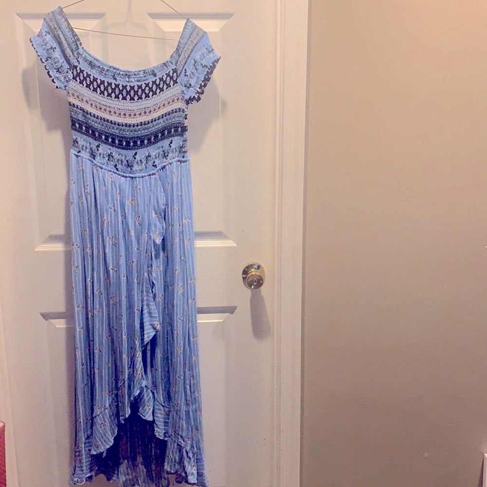 Women’s cute of the shoulders summer maxi dress